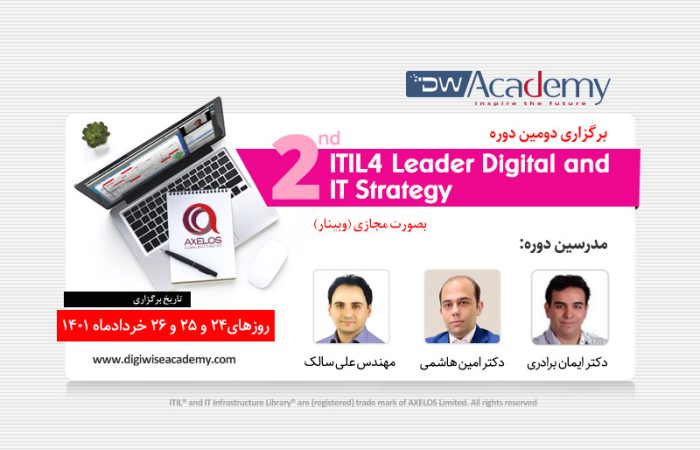 دوره پیشرفته ITIL4 Leader Digital and IT Strategy (DITS)